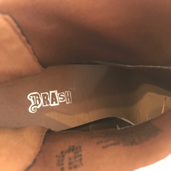 Brown Suede Booties by Brash - Picture 3 of 5